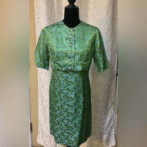 Gorgeous 50’s Cocktail Dress With Jacket